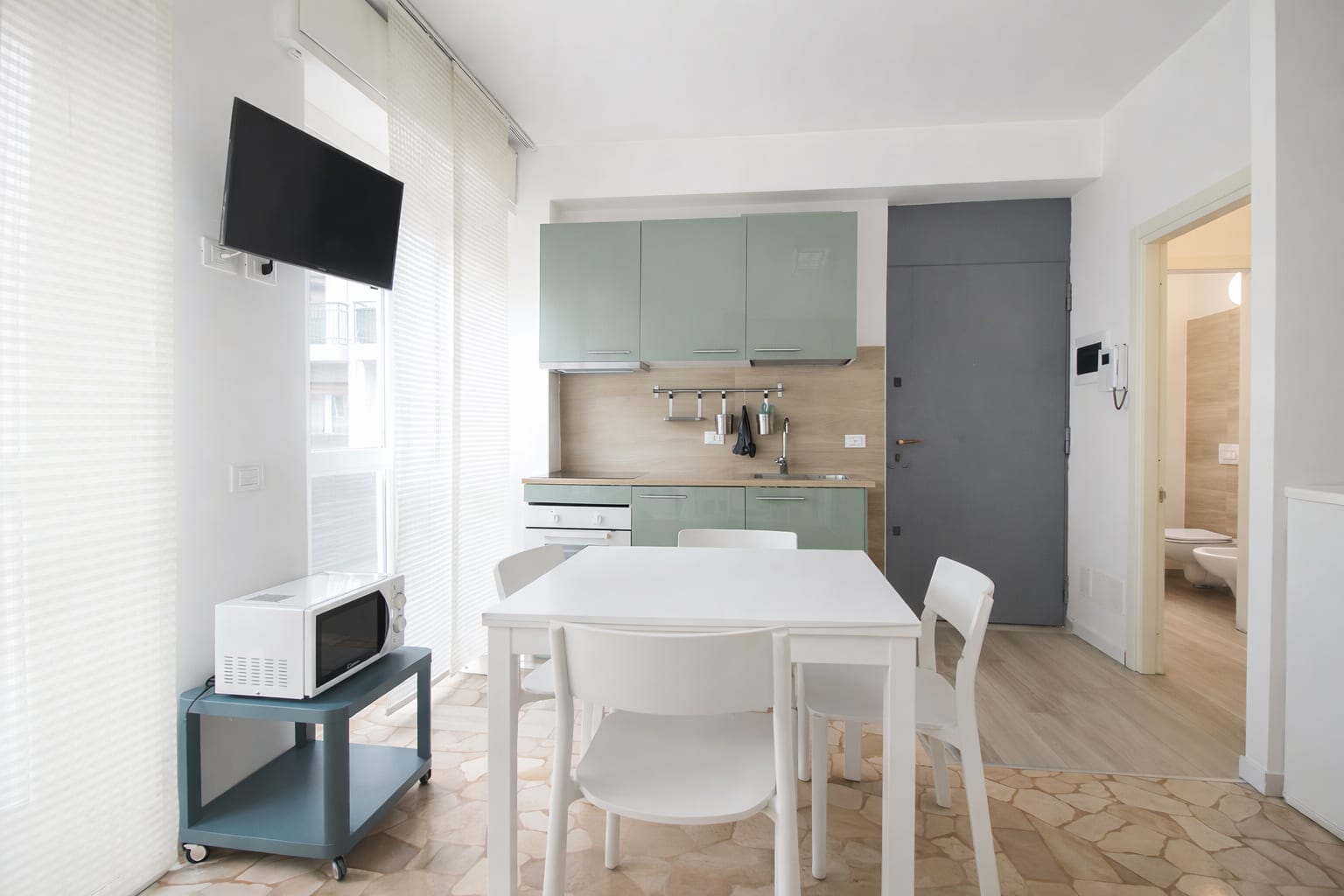 Cucina e zona pranzo La Ringhiera